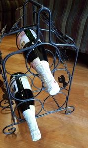 Twine Grapevine 5 Bottle Wine Rack